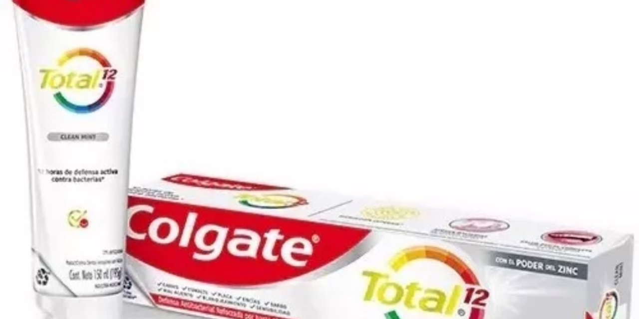 Cofepris retira en México la pasta dental: Colgate  Total Prevención  Active Clean Mint por riesgos a la salud