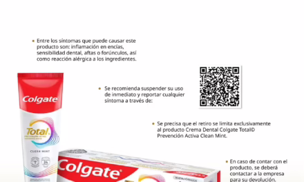 COFEPRIS ORDENA RETIRO DE PASTA DENTAL Y LLAMA A USUARIOS A REPORTAR SÍNTOMAS