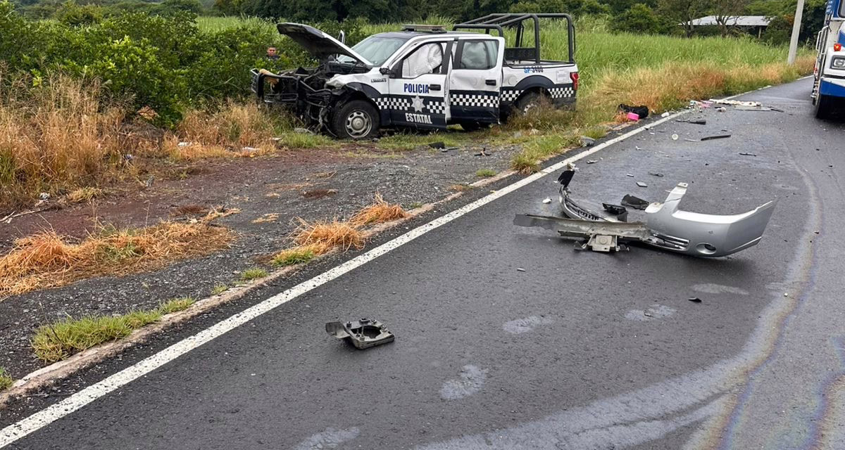 Accidente en la carretera Xalapa- Alto Lucero