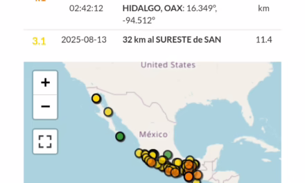49 SISMOS SACUDEN MÉXICO EN 24 HORAS: SSN