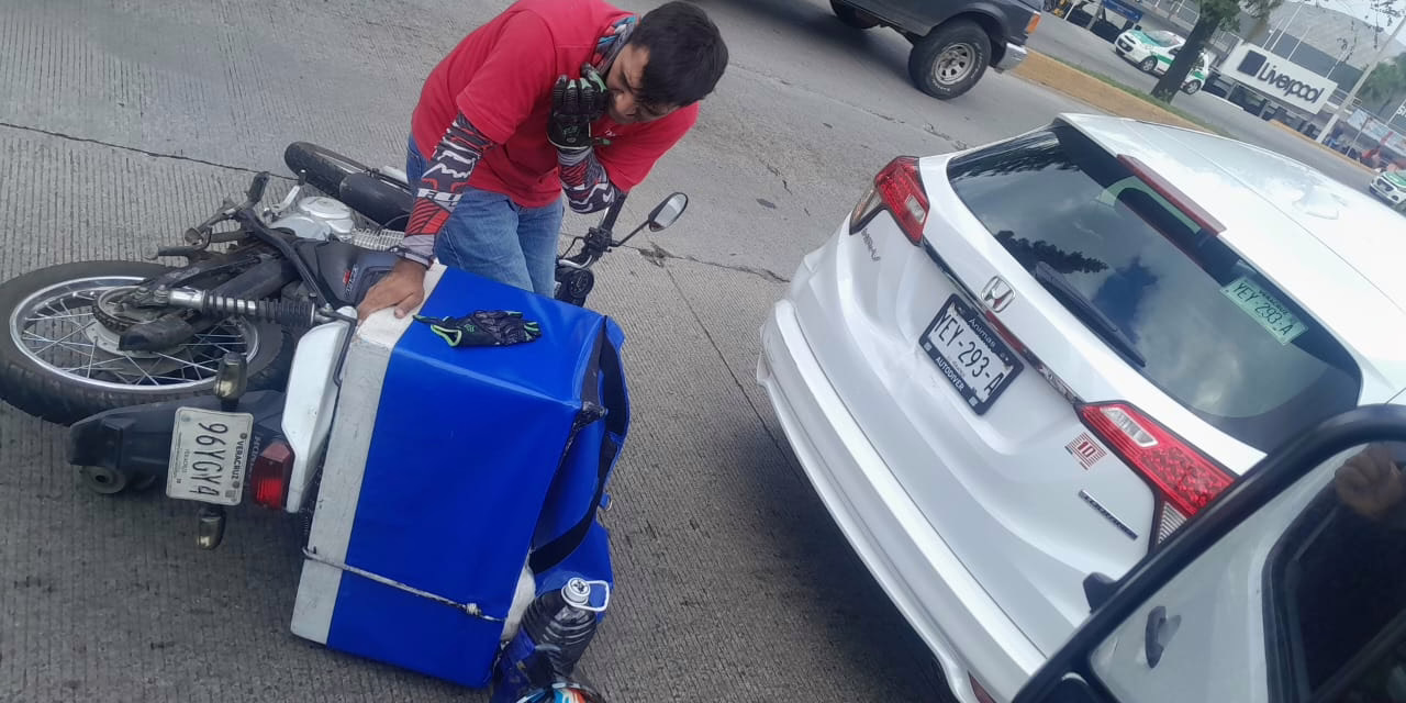 Accidente de tránsito a la altura del Congreso del Estado