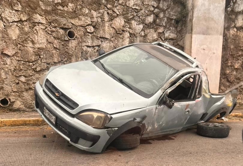 Accidente en la carretera Xalapa-Veracruz, a la altura de El Juguete