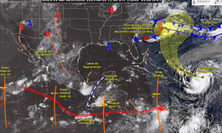 LLUVIAS MUY FUERTES EN CHIHUAHUA, DURANGO, NAYARIT, JALISCO, OAXACA Y CHIAPAS