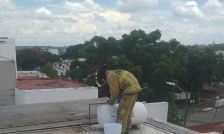 Fuga de gas en la Colonia Cañada de Animas
