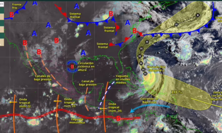 LLUVIAS INTENSAS EN OAXACA Y CHIAPAS, Y MUY FUERTES EN SONORA, SINALOA, CHIHUAHUA, MICHOACÁN, GUERRERO, VERACRUZ, YUCACÁN Y QUINTANA ROO