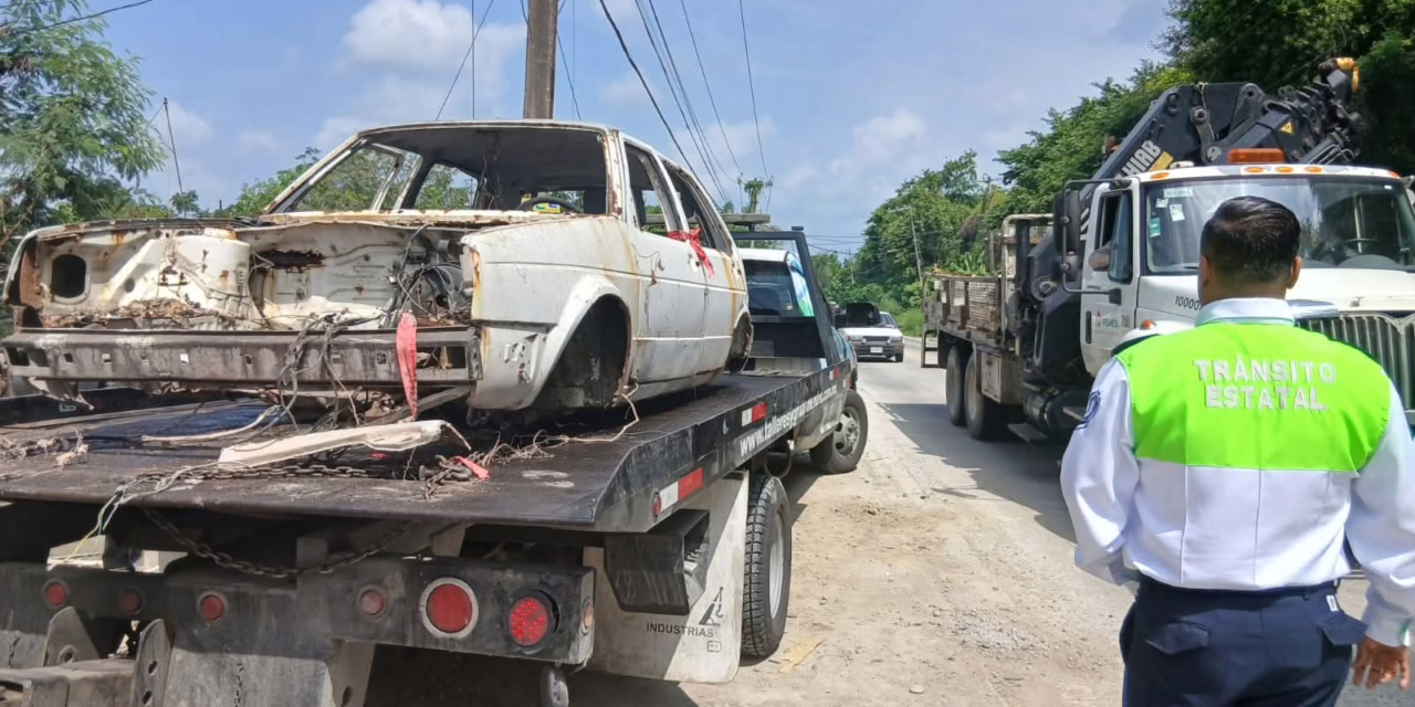 Retiran autos maceta en Poza Rica y Tihuatlán