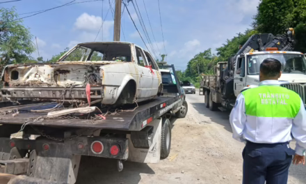Retiran autos maceta en Poza Rica y Tihuatlán