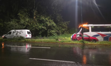 Vehículo se impacta de frente con autobús en la carretera Xalapa-Coatepec