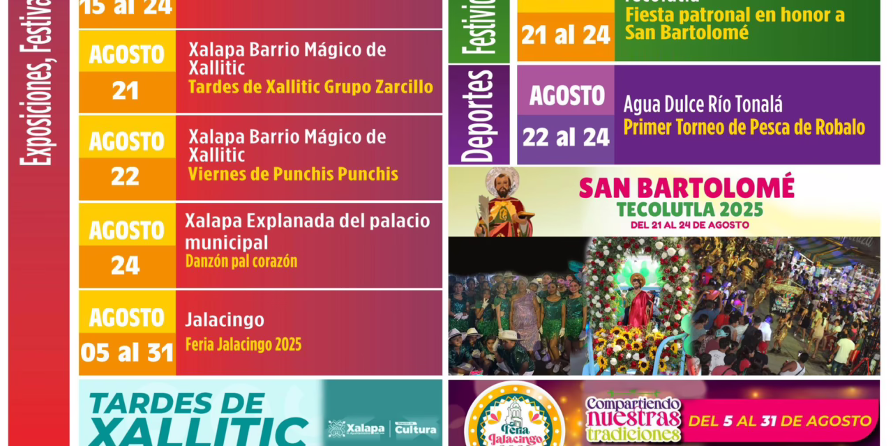 Veracruz está de moda: ferias, festivales y torneos del 18 al 24 de agosto