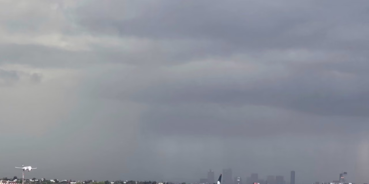 Por lluvias podrían verse afectadas las operaciones AICM