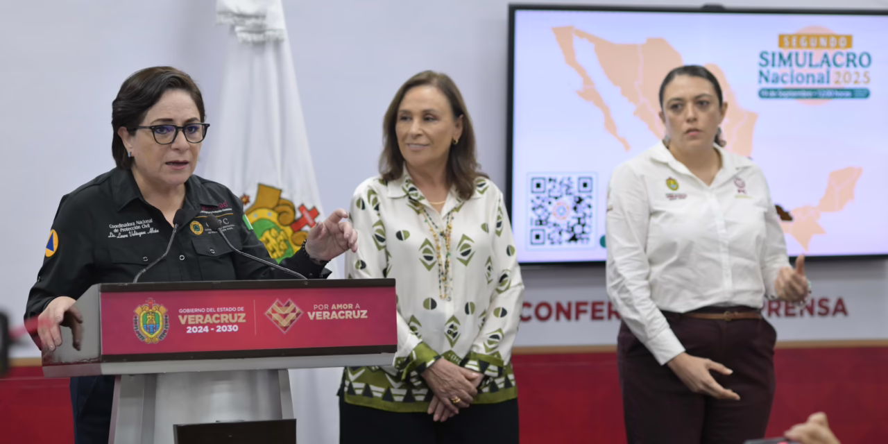 Veracruz recibirá alertamiento celular durante el Segundo Simulacro Nacional