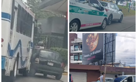 Tres accidentes de tránsito la tarde de este viernes en Xalapa