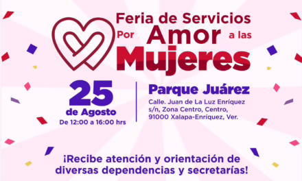 Gobierno Estatal brindará servicios gratuitos en la Feria Por amor a las mujeres