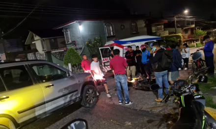 Motociclista lesionado en la avenida Villahermosa, Xalapa
