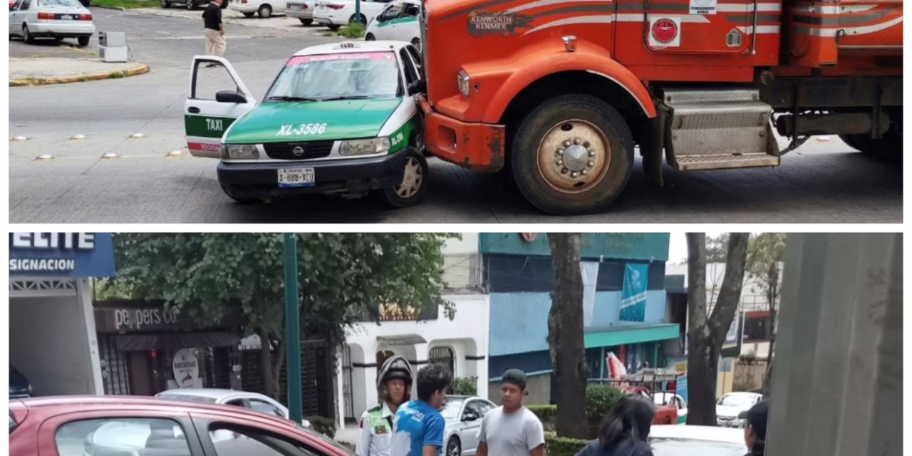 Accidente en la avenida Lázaro Cárdenas y otro más en Américas