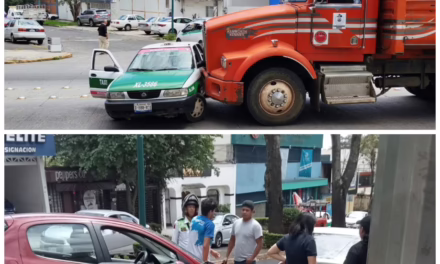 Accidente en la avenida Lázaro Cárdenas y otro más en Américas