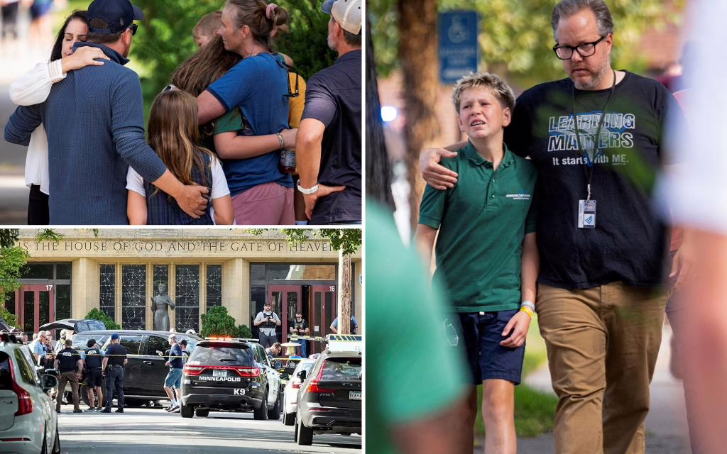 Tiroteo en escuela católica de Minneapolis deja al menos dos muertos y 17 heridos