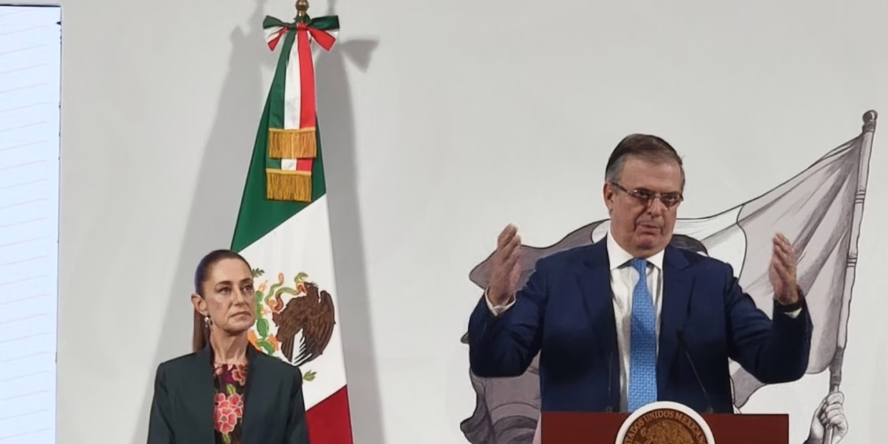 Marcelo Ebrard anunció la suspensión temporal de importaciones de calzado terminado