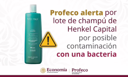 Profeco alerta por lote de champú de Henkel Capital por posible contaminación con una bacteria.