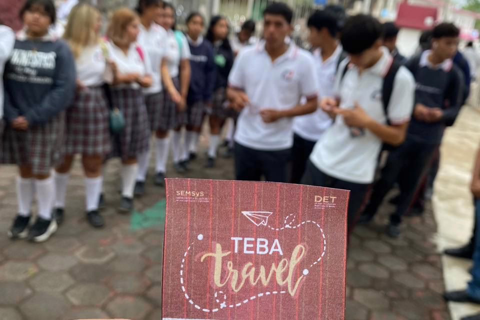 Participaron 955 estudiantes de seis municipios en el Tebatravel