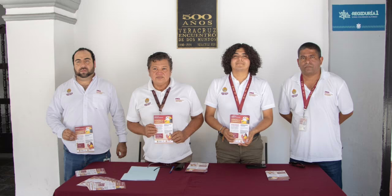 PMA acerca servicios ambientales a la ciudadanía en Veracruz puerto
