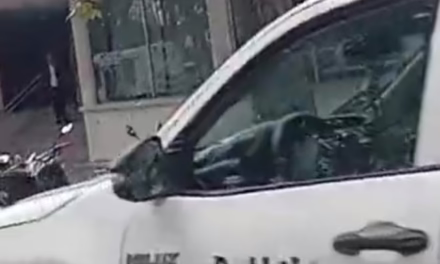 Asaltan a dos personas en la avenida Xalapa,  a la altura del banco BBVA