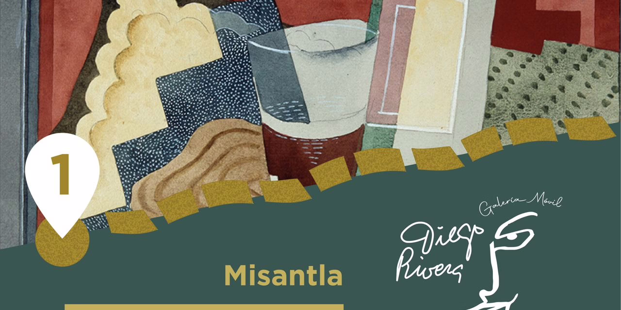 Comparte SECVER obra de Diego Rivera en Misantla
