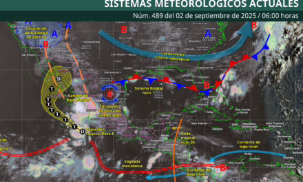 SE PRONOSTICAN LLUVIAS PUNTUALES INTENSAS EN SONORA, SINALOA, CHIHUAHUA, DURANGO, NUEVO LEÓN, SAN LUIS POTOSÍ Y TAMAULIPAS