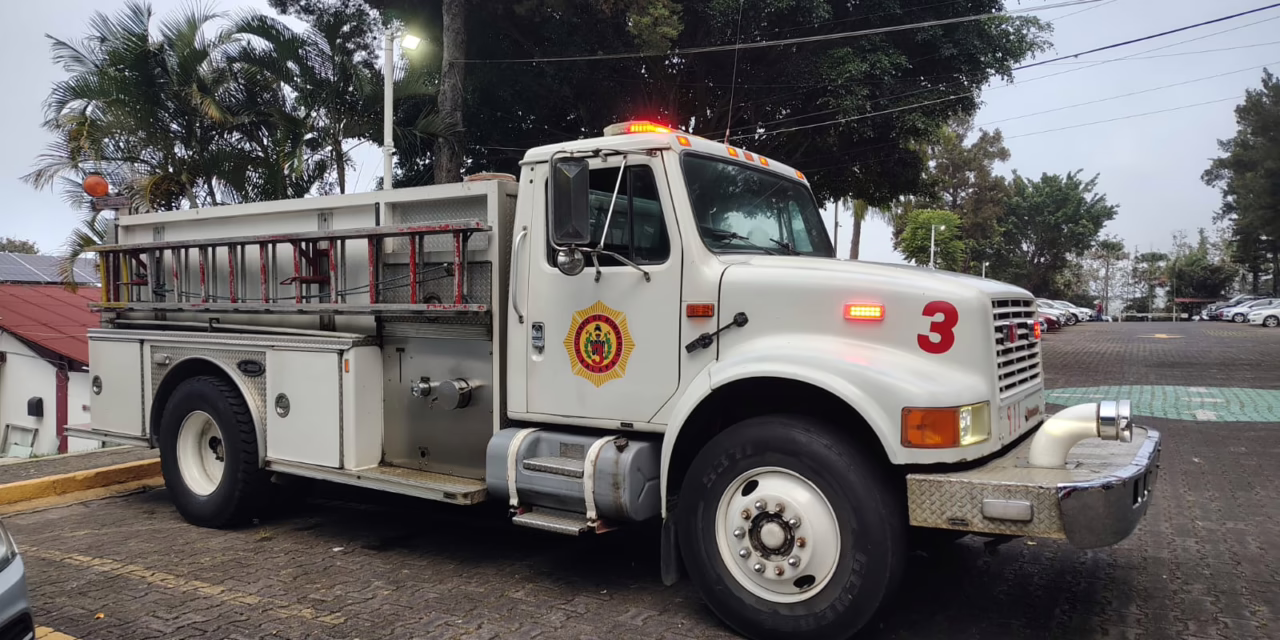 Atienden bomberos de Xalapa reporte de enjambre en oficinas de la SEV