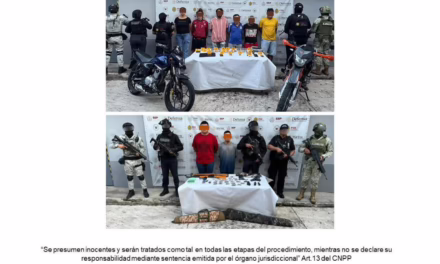 NUEVE PERSONAS DETENIDAS EN OPERATIVO DE CATEO Y OTRA ACCIÓN OPERATIVA, EN XALAPA