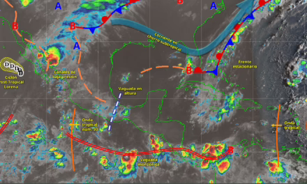 Continuará el ambiente caluroso a muy caluroso en el norte de la República Mexicana, litoral del Pacífico, del golfo de México