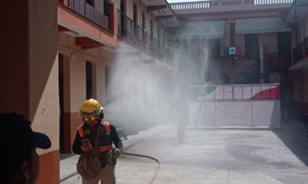 Se registra fuga de gas en escuela del centro de Xalapa