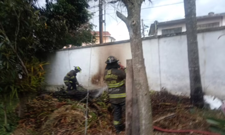 Sofocan incendio en la Quinta de las Rosas en Xalapa