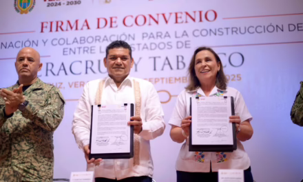 Veracruz y Tabasco firman convenio de seguridad para blindar la frontera sur
