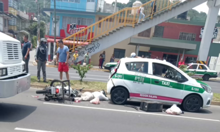 Dos accidentes de tránsito este mediodía en Xalapa