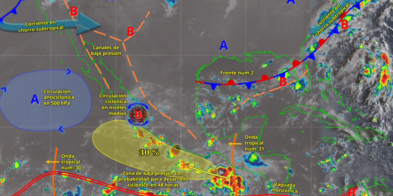 LLUVIAS INTENSAS EN ZONAS DE OAXACA Y CHIAPAS