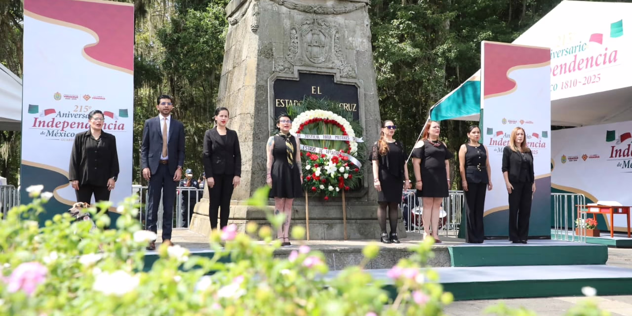 Guardia de Honor de la titular del CEJUM, Pamela Ortega Medina