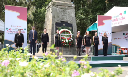 Guardia de Honor de la titular del CEJUM, Pamela Ortega Medina