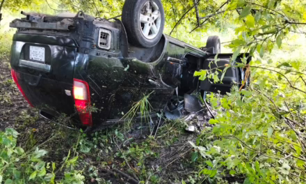Se sale camioneta del camino, en  la carretera en la Cardel -Palma Sola