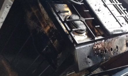 Estufa provoca fuego en casa de la colonia Ojo de Agua, Xalapa