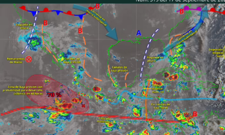 LLUVIAS INTENSAS EN ZONAS DE SINALOA, VERACRUZ, GUERRERO, OAXACA Y CHIAPAS