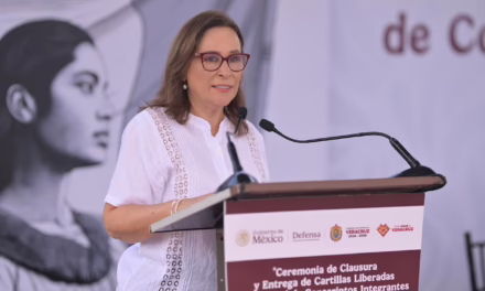 Gobernadora Rocío Nahle García destara avances en materia de seguridad, educación y transporte