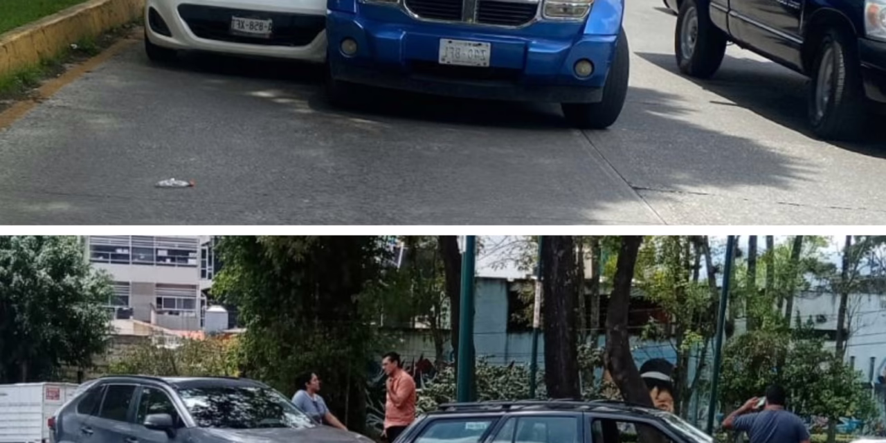 Se registran 2 accidentes más, esta tarde en Xalapa