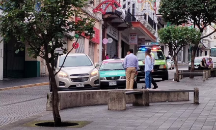 Accidente en la zona centro de Xalapa