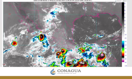 SE PREVÉN LLUVIAS INTENSAS EN ZONAS DE GUERRERO, OAXACA, CHIAPAS, TABASCO Y VERACRUZ