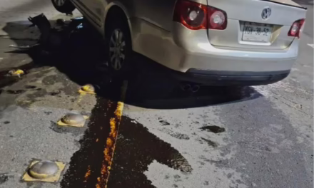 Se accidenta a la altura de La Araucaria