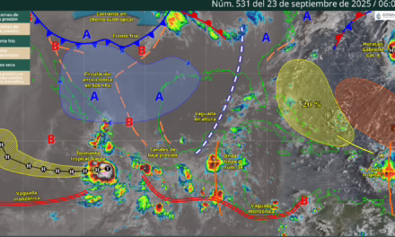 LLUVIAS INTENSAS EN ZONAS DE PUEBLA, GUERRERO, OAXACA, CHIAPAS, VERACRUZ Y TABASCO