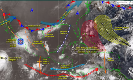 Ambiente caluroso en la mayor parte del territorio nacional, lluvias en Puebla, Veracruz y Oaxaca