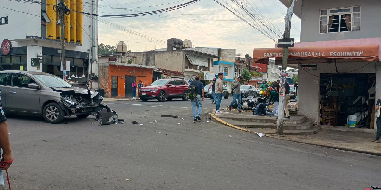 Continúan los accidentes de Motos, en 20 de Noviembre y Mártires 28 de Agosto