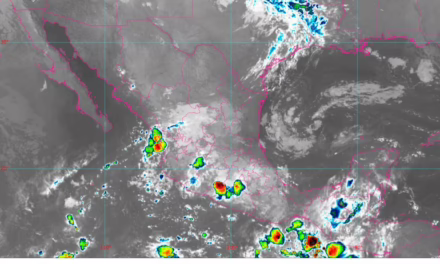 SE PREVÉN LLUVIAS PUNTUALES INTENSAS EN VERACRUZ Y CHIAPAS